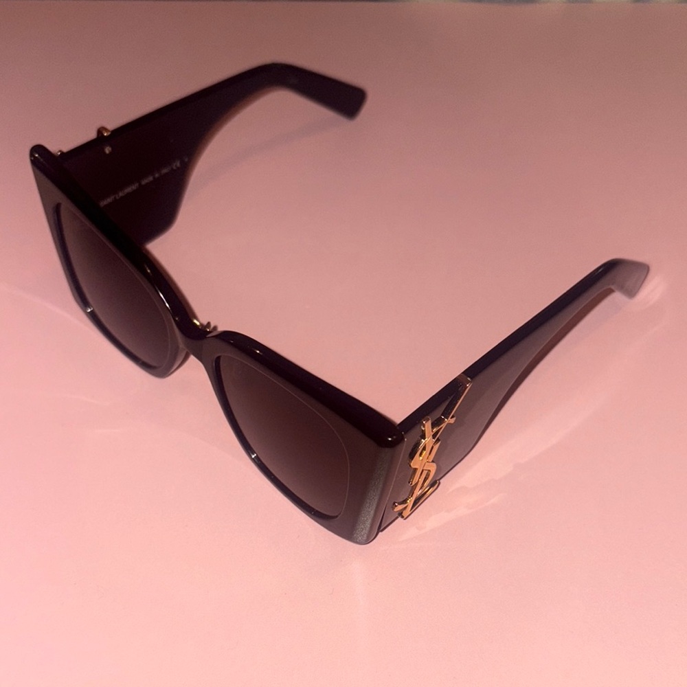 Yves Saint Laurent Black Cat-Eye Sunglasses